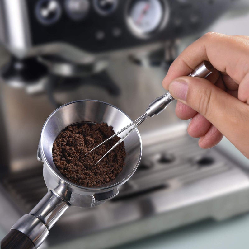 MATOW Espresso Coffee Stirrer  MATOW Stainless Steel Mini Whisk for Espresso Stirring Distribution - Professional Coffee Powder Stirring Tool - Image 4